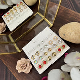 Vriksham 12 Pairs Combo Earrings Set-G17721